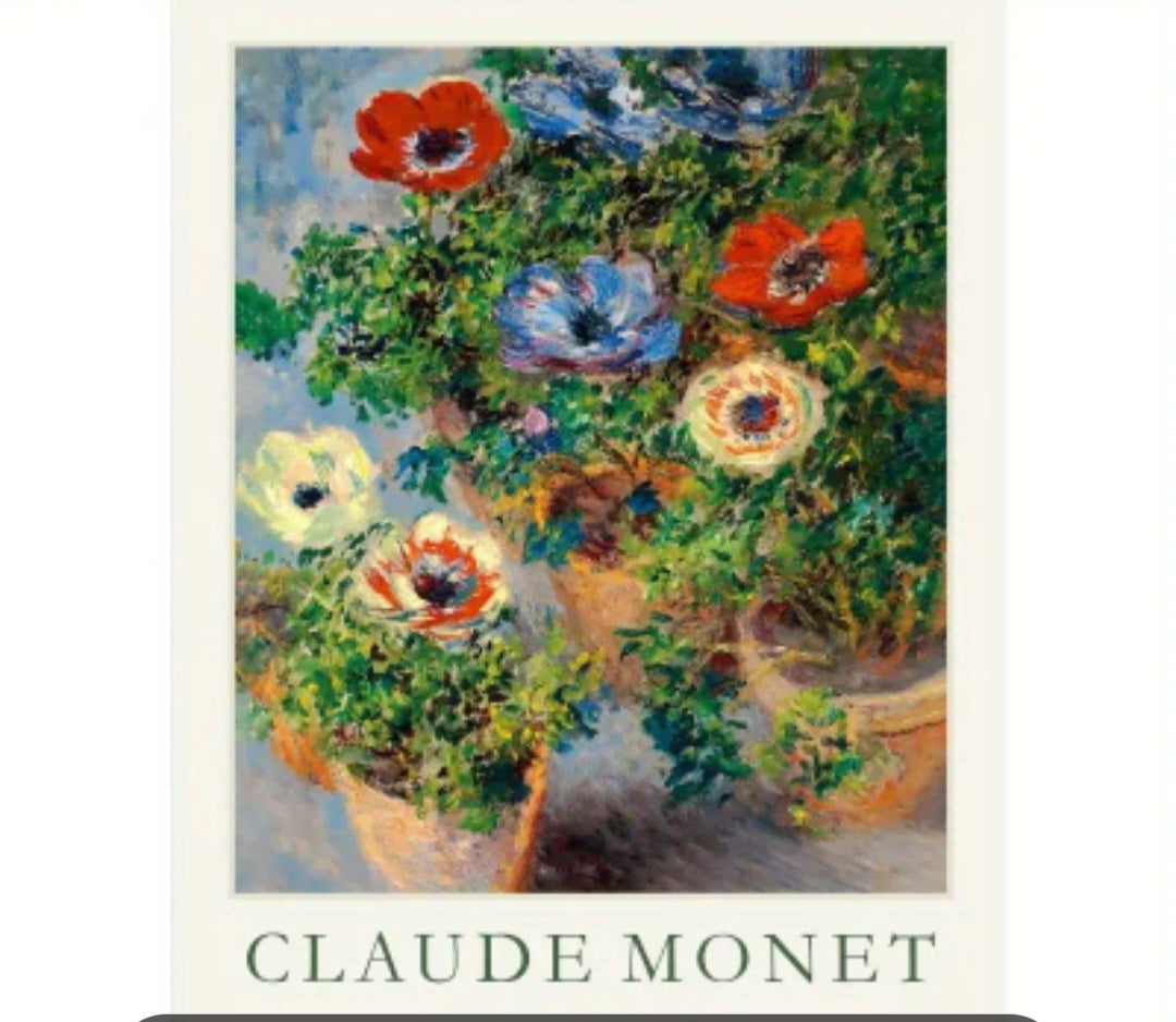 Toile Art Déco CLAUDE MONET 🖼