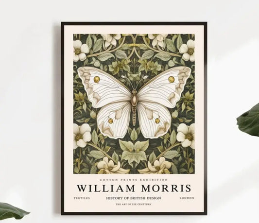 Toile Art Déco WILLIAM MORRIS 🦋