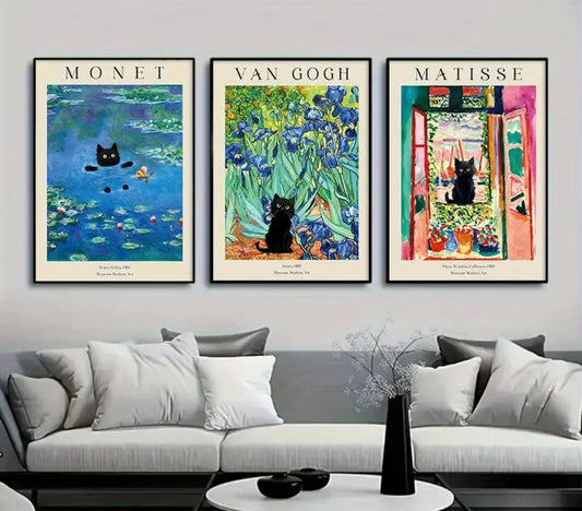 Toile Art Déco 🖼 (x3)