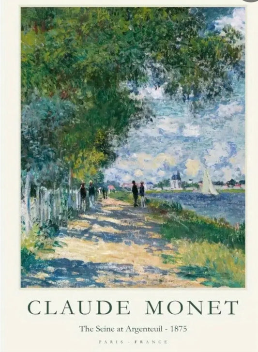 Toile Art Déco CLAUDE MONET 🖼