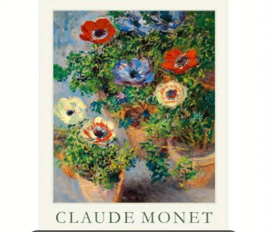 Toile Art Déco CLAUDE MONET 🖼